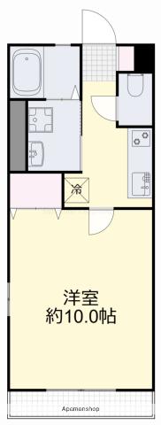 サンフラワー(1K/2階)の間取り写真