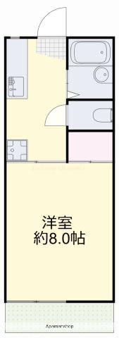 ハウスM(1K/1階)の間取り写真