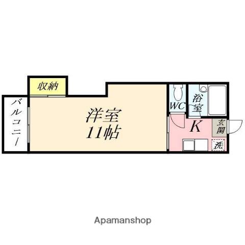 YDS第一ビル(1K/1階)の間取り写真