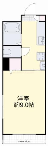 アークハイツ内山下(1K/4階)の間取り写真