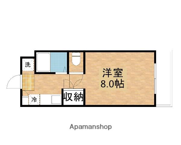 サンライト津島Ⅰ(1K/5階)の間取り写真