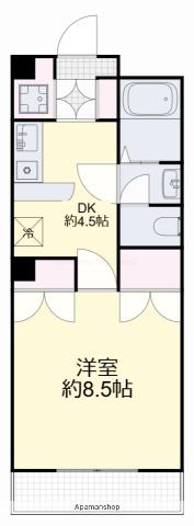 シティマンション鳳凰(1DK/3階)の間取り写真