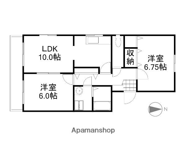 パルデンス大森 A棟(2LDK/3階)の間取り写真