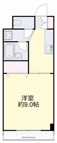 エクセル津島(1K/3階)の間取り写真