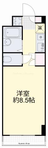 厚生シティハイツ(1K/4階)の間取り写真