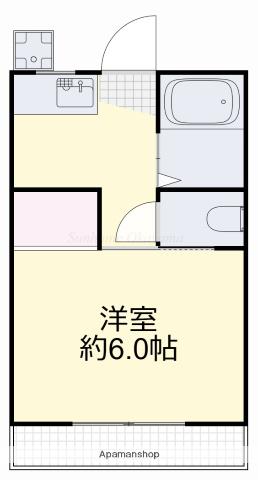 アーバン椋木(1K/1階)の間取り写真