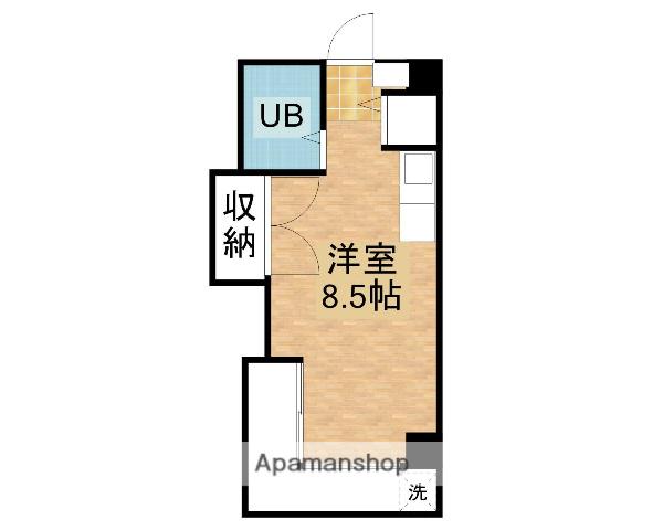 メゾン富田町(ワンルーム/5階)の間取り写真