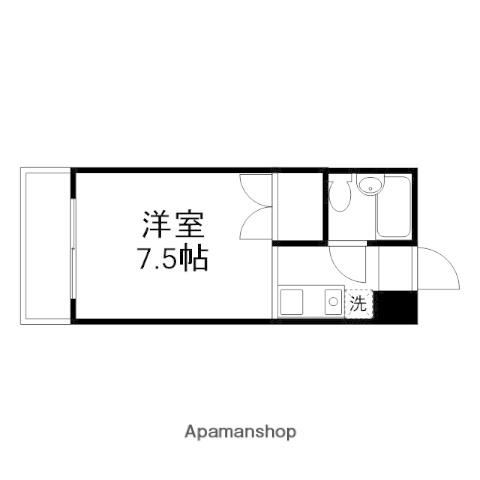 コーポ半田2(1K/3階)の間取り写真