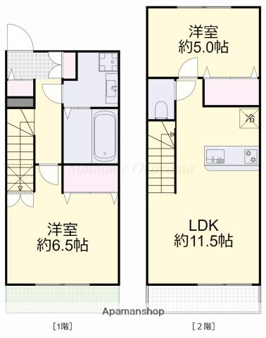 Ｌ・ＳＭＡＲＴ　ＷＥＳＴ(2LDK)の間取り写真