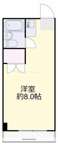 サンライズ津島京町(ワンルーム/4階)の間取り写真