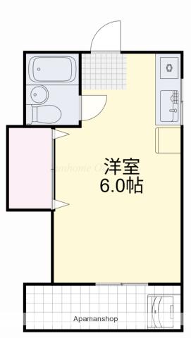 カーサ・フィオーレ学南町(ワンルーム/2階)の間取り写真