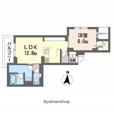 レーベンエイトⅡ(1LDK/3階)の間取り写真
