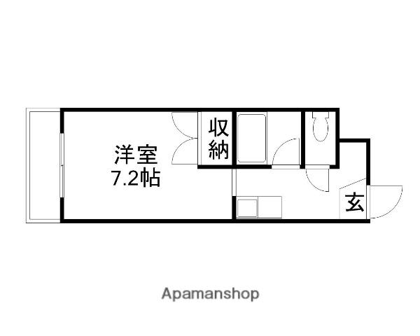 神田K2スクエア(1K/3階)の間取り写真