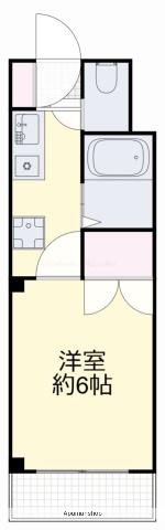 ドリームハイツ(1K/3階)の間取り写真