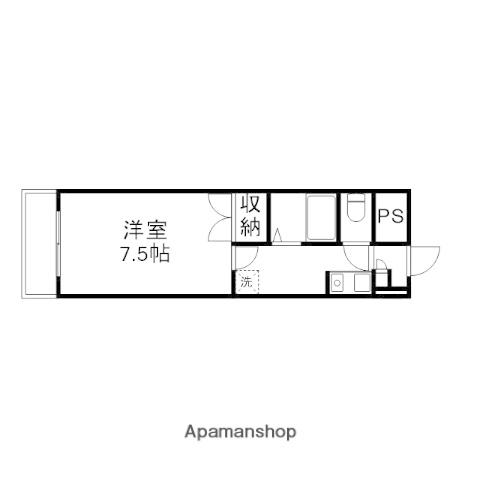 ドリームハイツ(1K/3階)の間取り写真