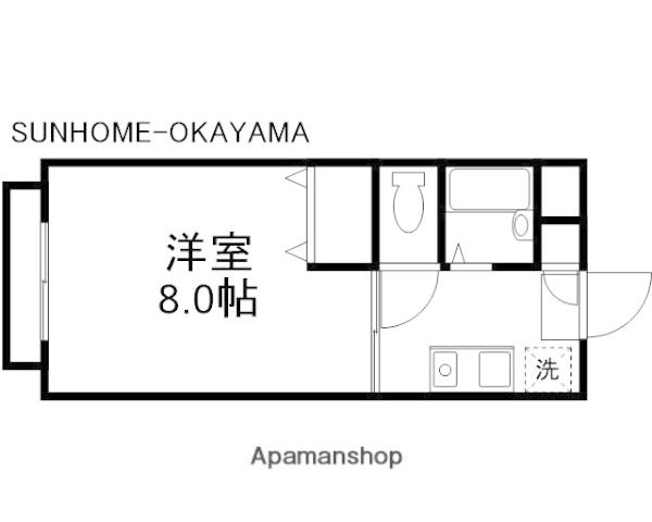 リヴラン弓之町(1K/1階)の間取り写真