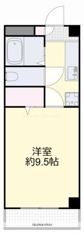 フォレスト東古松(1K/6階)の間取り写真