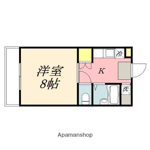 サンライト津島Ⅰ(1K/5階)の間取り写真