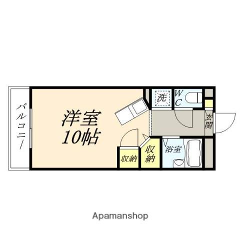 アルフィーネ今D(ワンルーム/4階)の間取り写真
