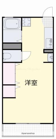 アレズⅢ番館(ワンルーム/5階)の間取り写真