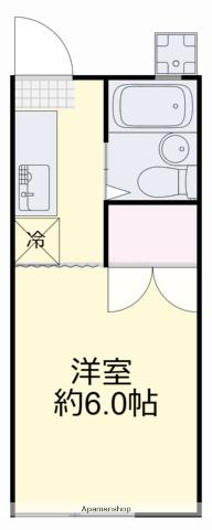 STATES MINAMI Ⅲ番館A(1K/2階)の間取り写真