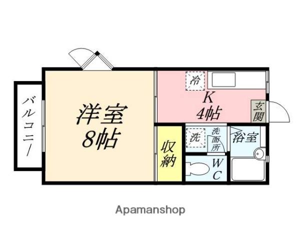 アスティー21(1K/2階)の間取り写真