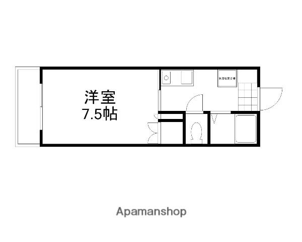 セントフォレスト伊島(1K/3階)の間取り写真