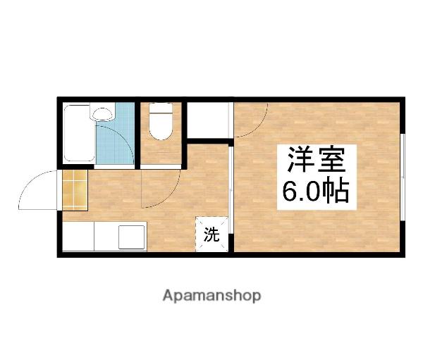コーポプチ(1K/2階)の間取り写真