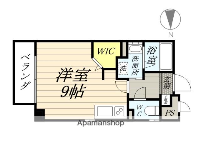 サクセション上中野(ワンルーム/3階)の間取り写真