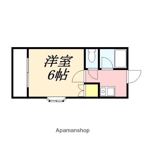 グリーンレジデンス(1K/2階)の間取り写真