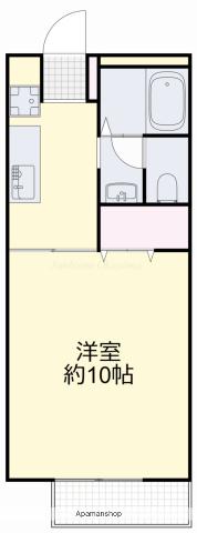 ローゼンベルク A(1K/2階)の間取り写真