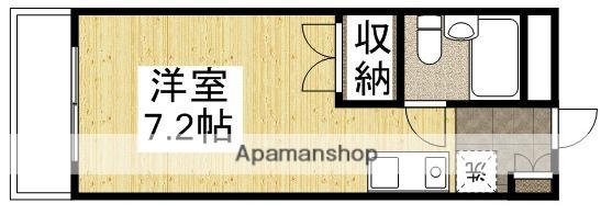 セイントヴィラ医大南(ワンルーム/3階)の間取り写真