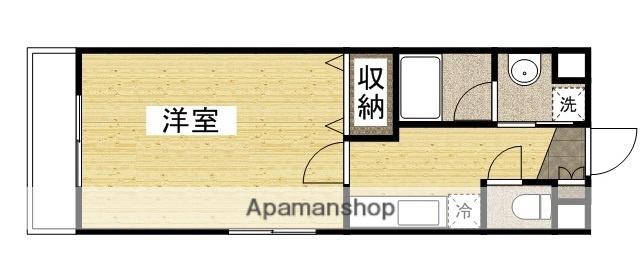 ピアホーム奥田西町(1K/1階)の間取り写真