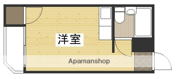 SOハイツ(ワンルーム/3階)の間取り写真