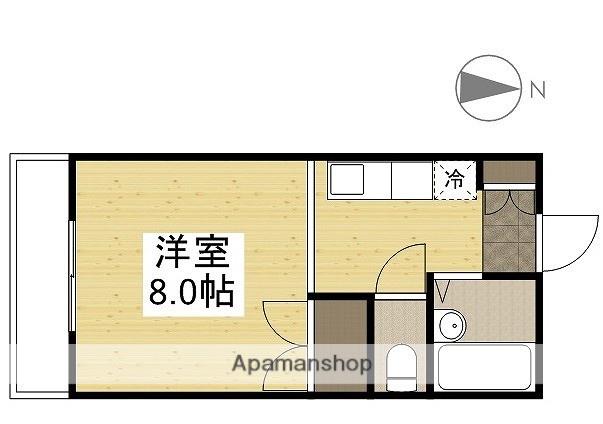 プレアール岡山医大東(1K/1階)の間取り写真