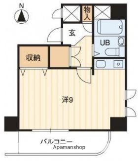 ダイアパレス京町2(ワンルーム/5階)の間取り写真