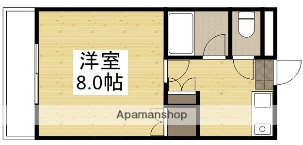PAL81(1K/3階)の間取り写真