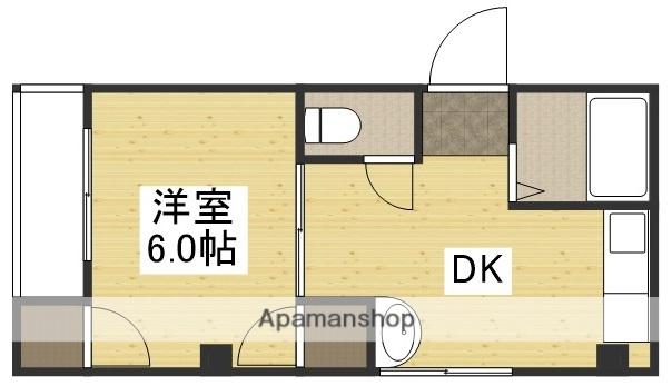 Tコーポ(1DK/3階)の間取り写真