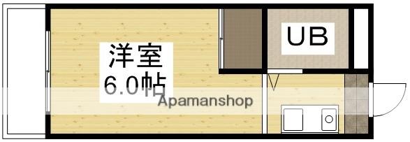 シャルム今(ワンルーム/1階)の間取り写真