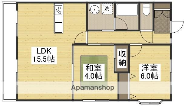 レジデンス泉(2LDK/2階)の間取り写真
