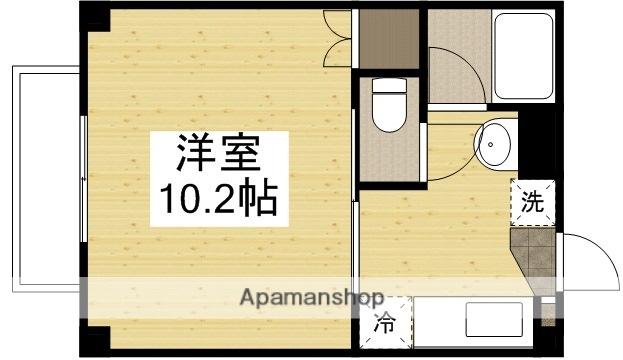 バウエルエスポワール(1K/1階)の間取り写真