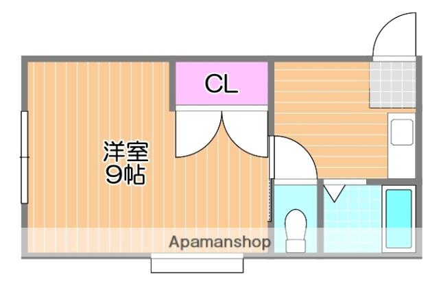 リトルハイム青江Ⅰ(1K/1階)の間取り写真