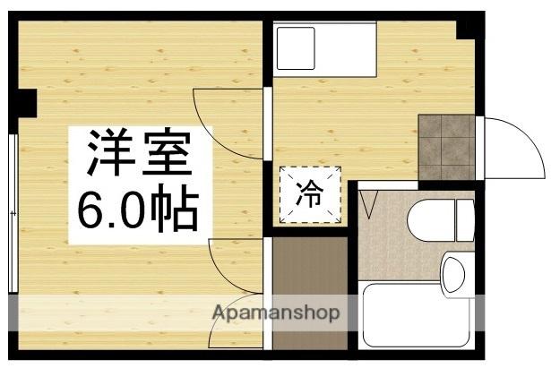 シスター富田町マンション(1K/3階)の間取り写真