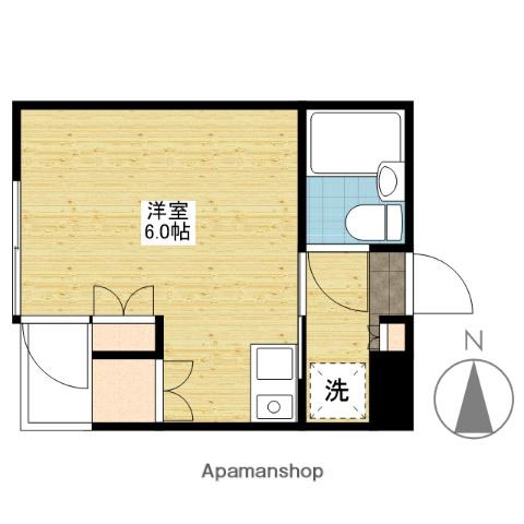 LA VILLA(1K/3階)の間取り写真