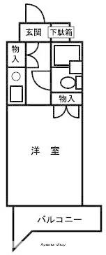 アルファ枝川(ワンルーム/7階)の間取り写真