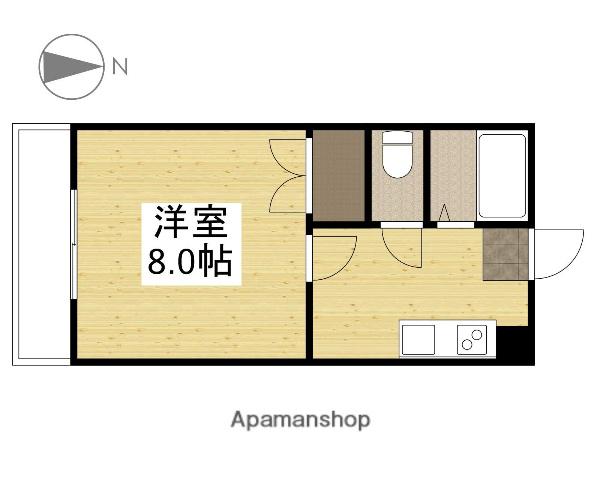 コーポ雅Ⅱ(1K/3階)の間取り写真