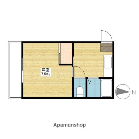 アーバンライフ泉田 Ⅰ(1K/3階)の間取り写真