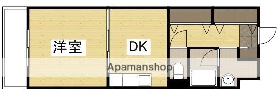 COCO中仙道(1DK/2階)の間取り写真