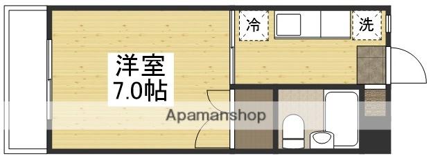 辻村マンション(1K/3階)の間取り写真