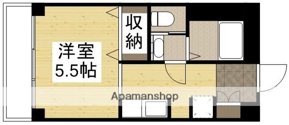 ラ・ルート豊成(ワンルーム/2階)の間取り写真